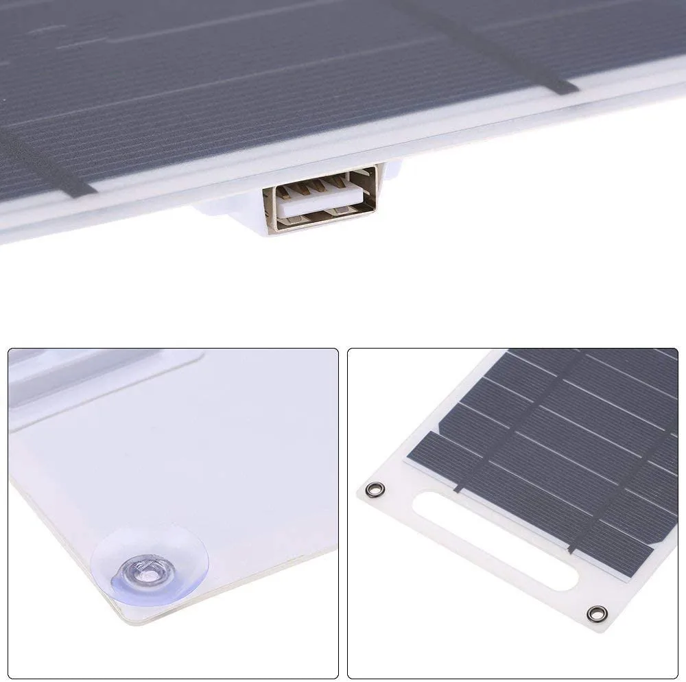 Водонепроницаемая солнечная панель с USB-портом 20 Вт | Электроника