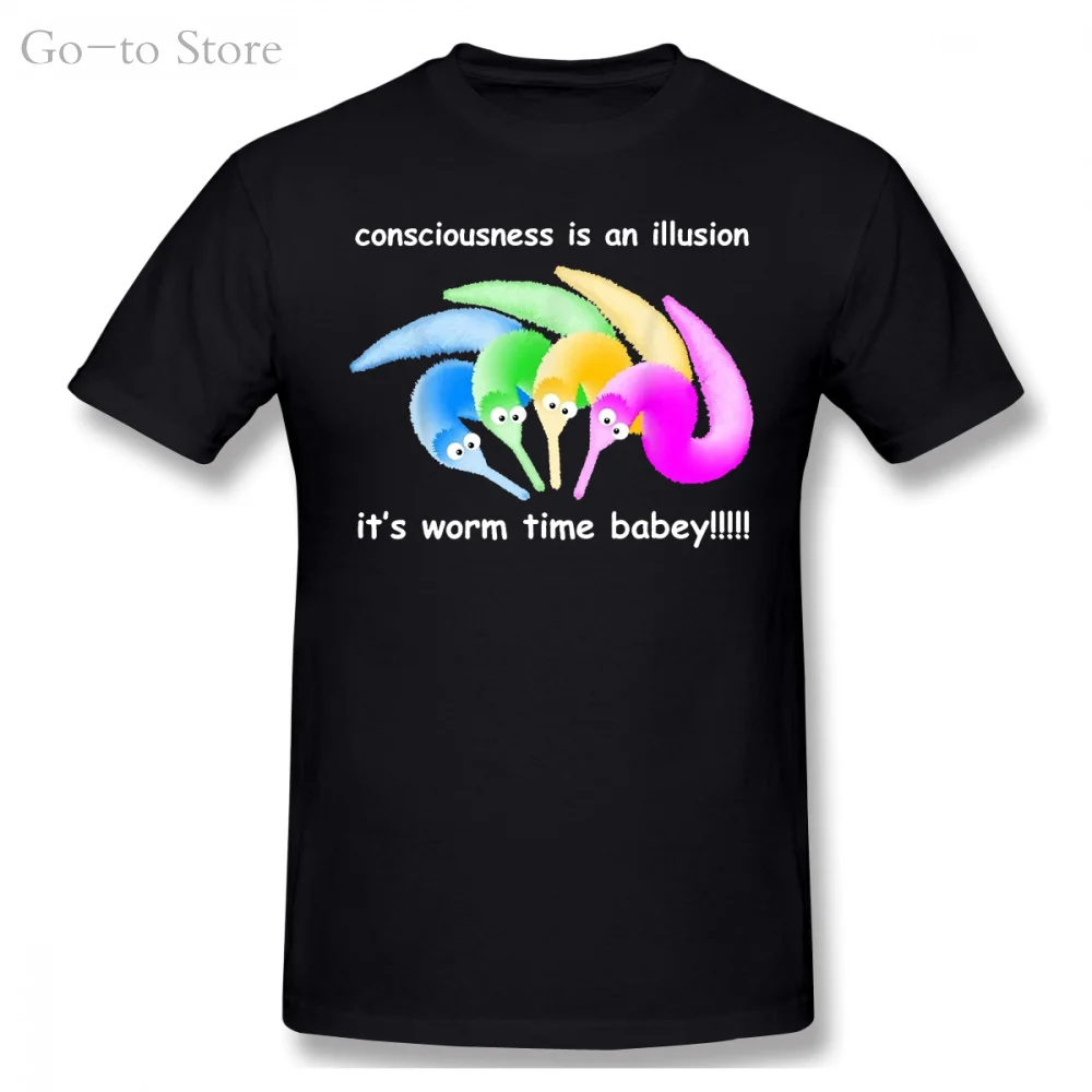 

Deoth Is Inevitoble - Mogic Worm On O String Meme Funny Men's T Shirt Cotton Tee