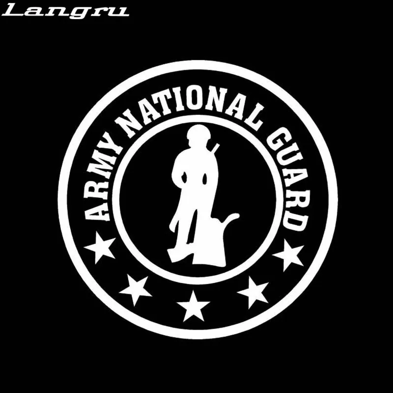 Langru 15*15 см армейская Национальная гвардия солдат закрывающая тело крутой воин
