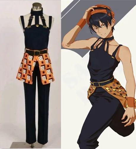 Костюм для косплея из аниме Невероятные приключения Джоджо часть 4 гирга