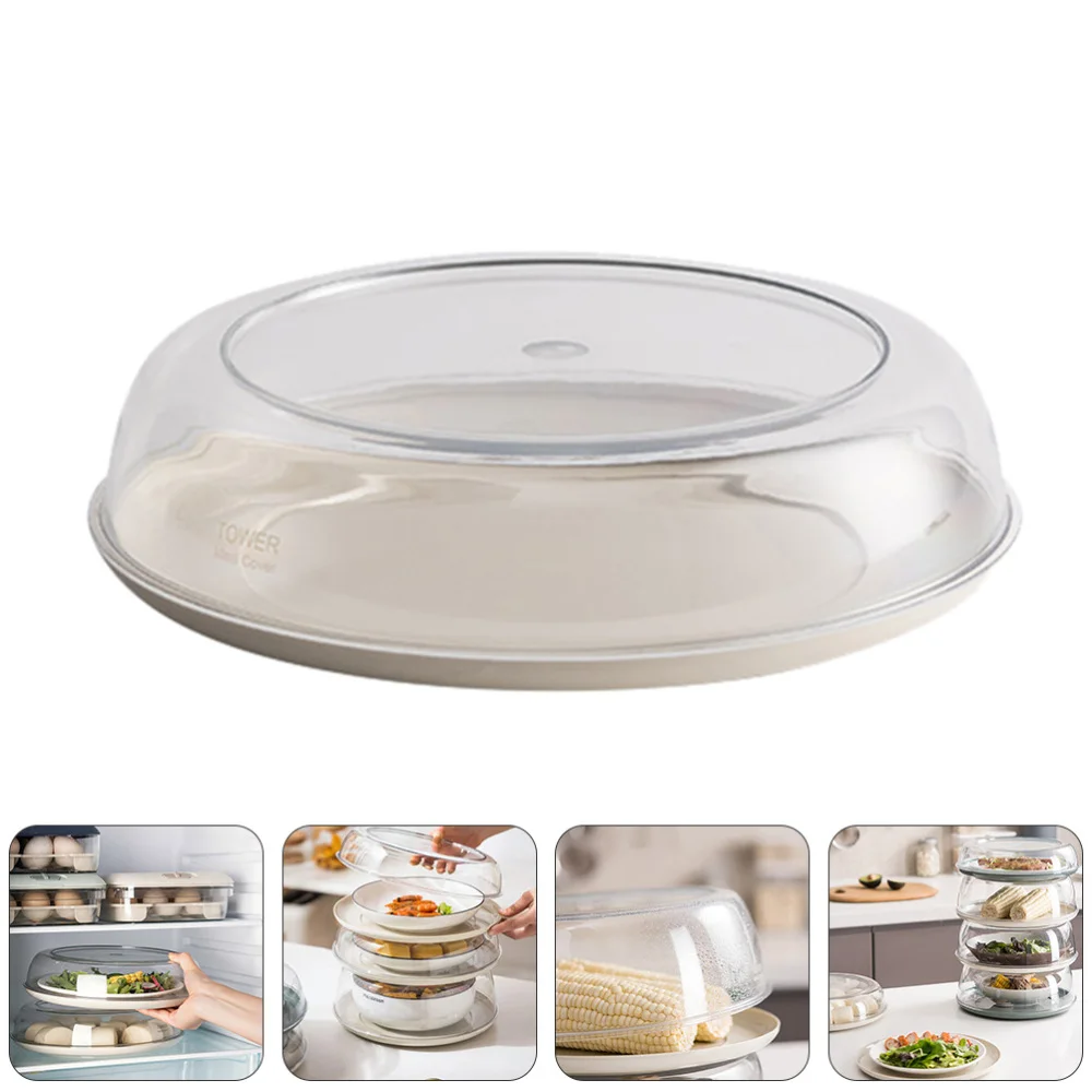 

1pc Stackable Dish Cover Kitchen Food Heat Preservation Cover Cover