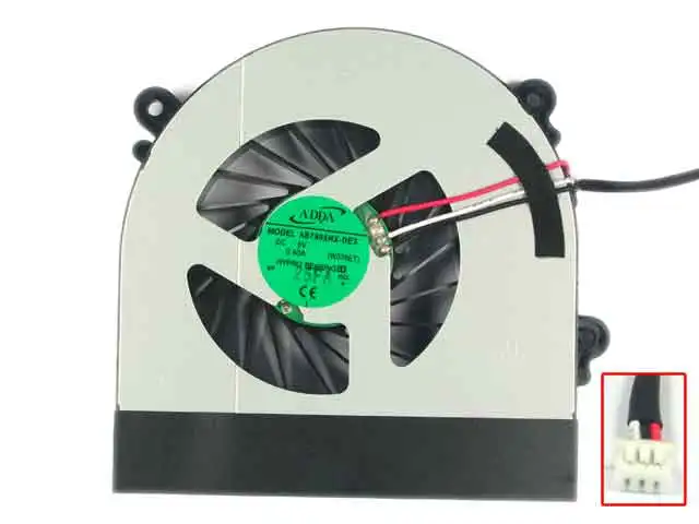 

ADDA AB7905HX-DE3 W370ET W150ER DC 5V 0.4A 3-wire Server laptop Fan