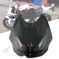 for bmw s1000rr 2009 2010 2011 2012 2013 2014 motorcycle front carbon fiber twill fuel tank cover plate