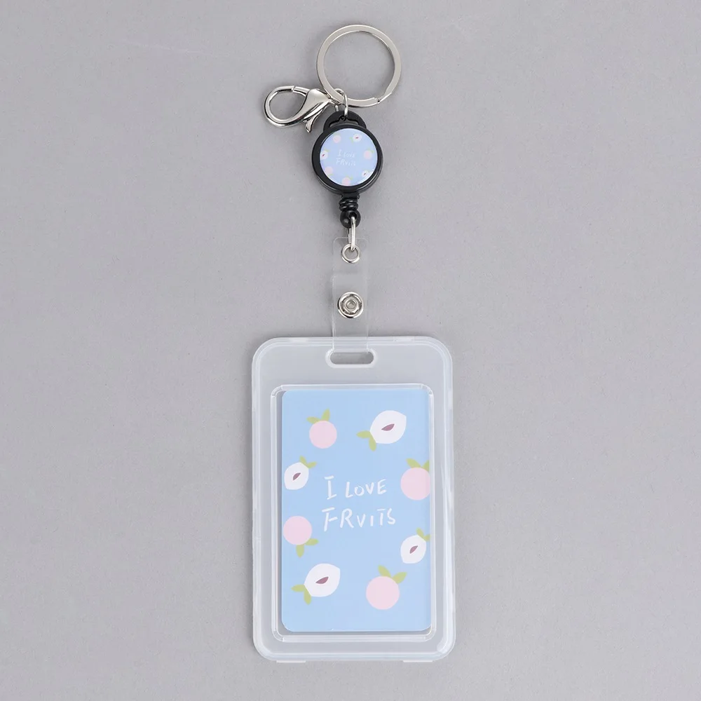 Мультяшный ПВХ держатель для кредитных карт женщин и мужчин милый бизнес кактус