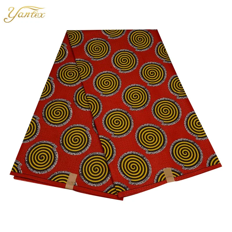 18040036 YANTEXTILE новая Анкара ткань Африканский настоящий воск принт Tissu Africain 6 ярдов настоящий воск Африканский батик ткань для свадебного платья - Цвет: 18040036