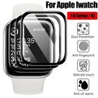 3 шт., водонепроницаемая Защитная пленка для apple watch 1 2 3 38 мм 42 мм (не закаленное мягкое стекло), пленка для Iwatch 4 5 6 SE 40 мм 44 мм