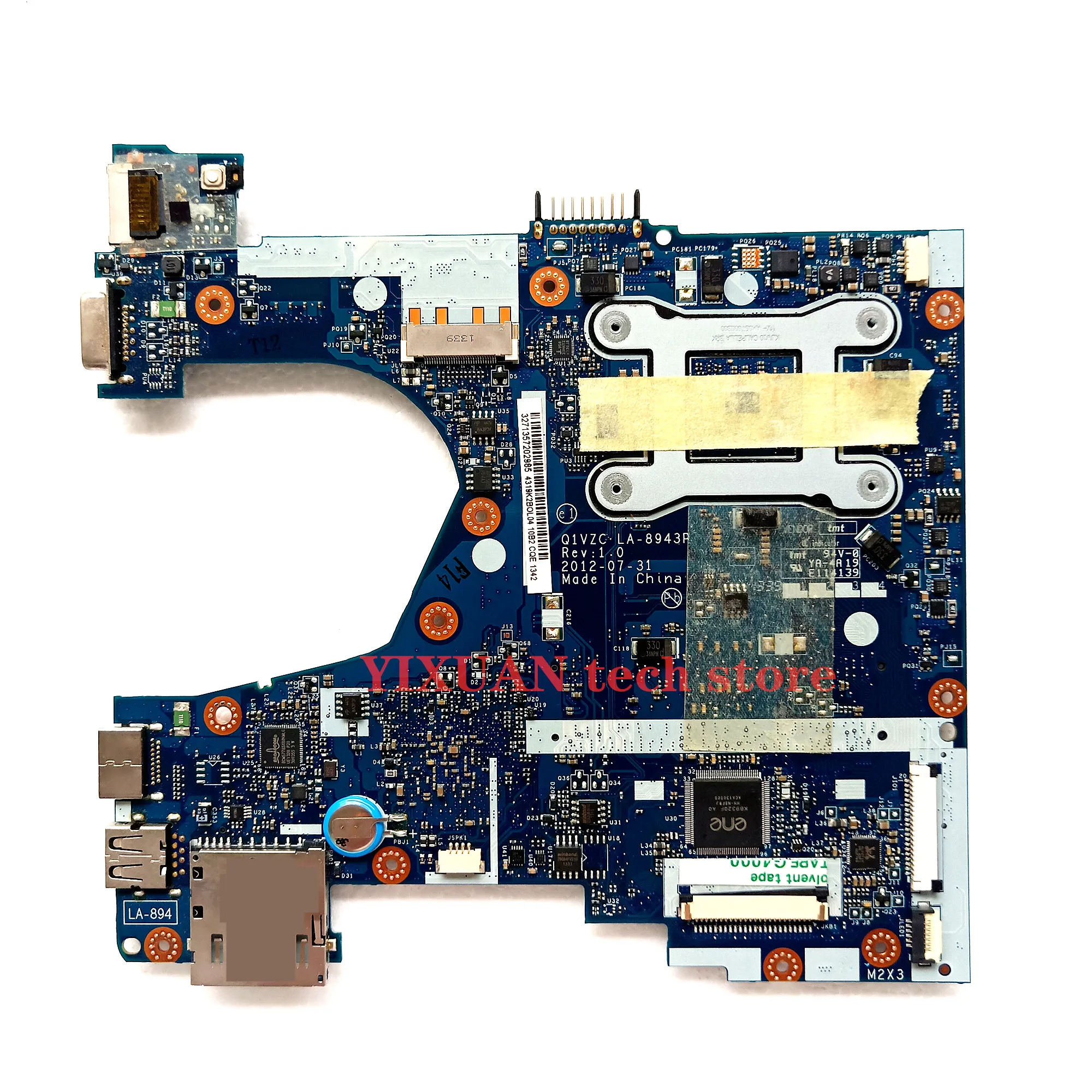 Q1VZC LA 8943P для Acer Aspire C710 V5 131 Материнская плата ноутбука 1007 CPU NB.M8911.004 NBSH7110023 100%