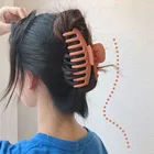 Новые женские элегантные красочные матовые геометрические заколки для волос, для купания, укладки волос, фиксированные заколки для волос, милая повязка на голову, модные аксессуары для волос