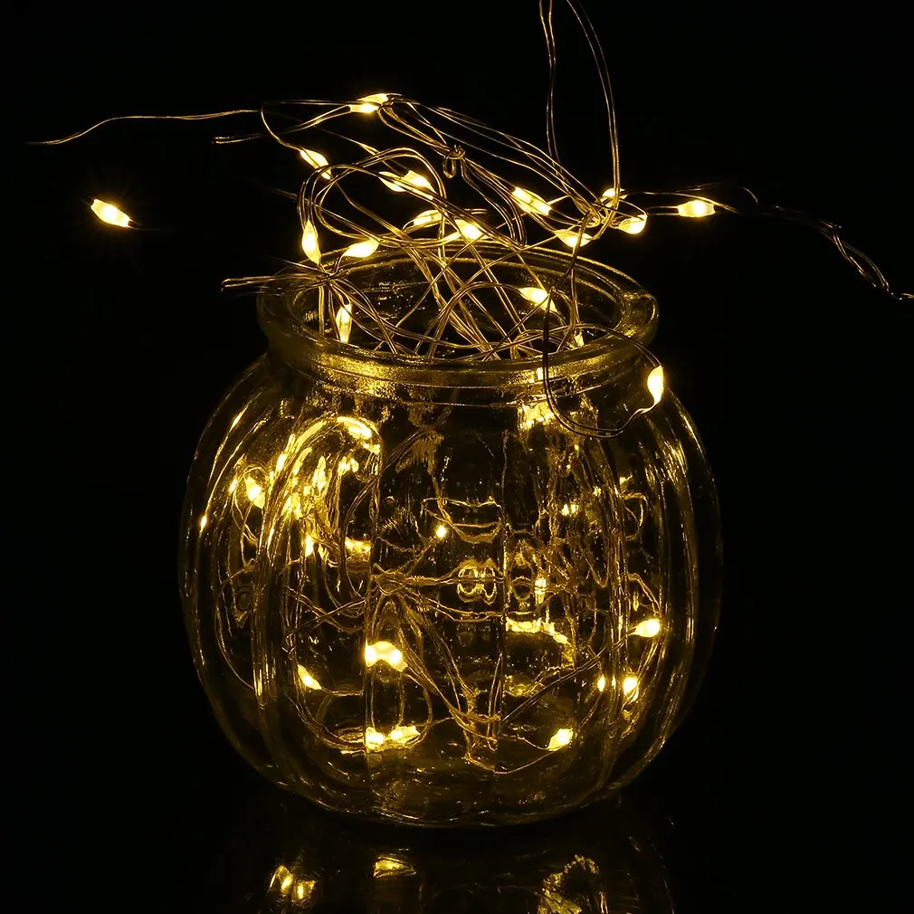 Высокое качество водонепроницаемый 30 Led Серебряный провод Светильник гирлянда