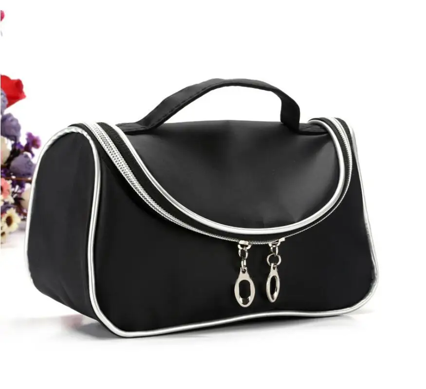 

Curved bag portable cosmetics ingot bag nylon cosmetic bag