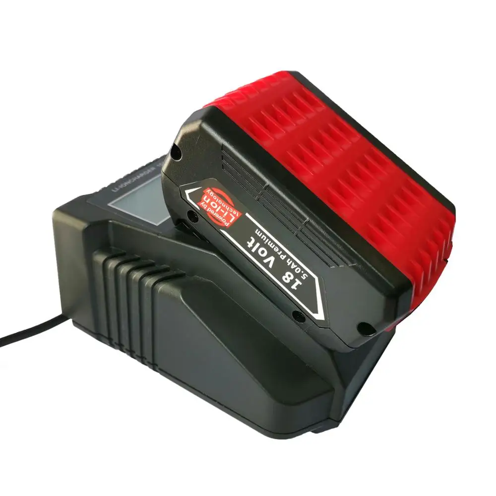 

1018K Li-ion Battery charger LED Charging Voltage Current LED Display For Bosch 14.4V 18V Lithium Battery BAT614 BAT618 AL1860