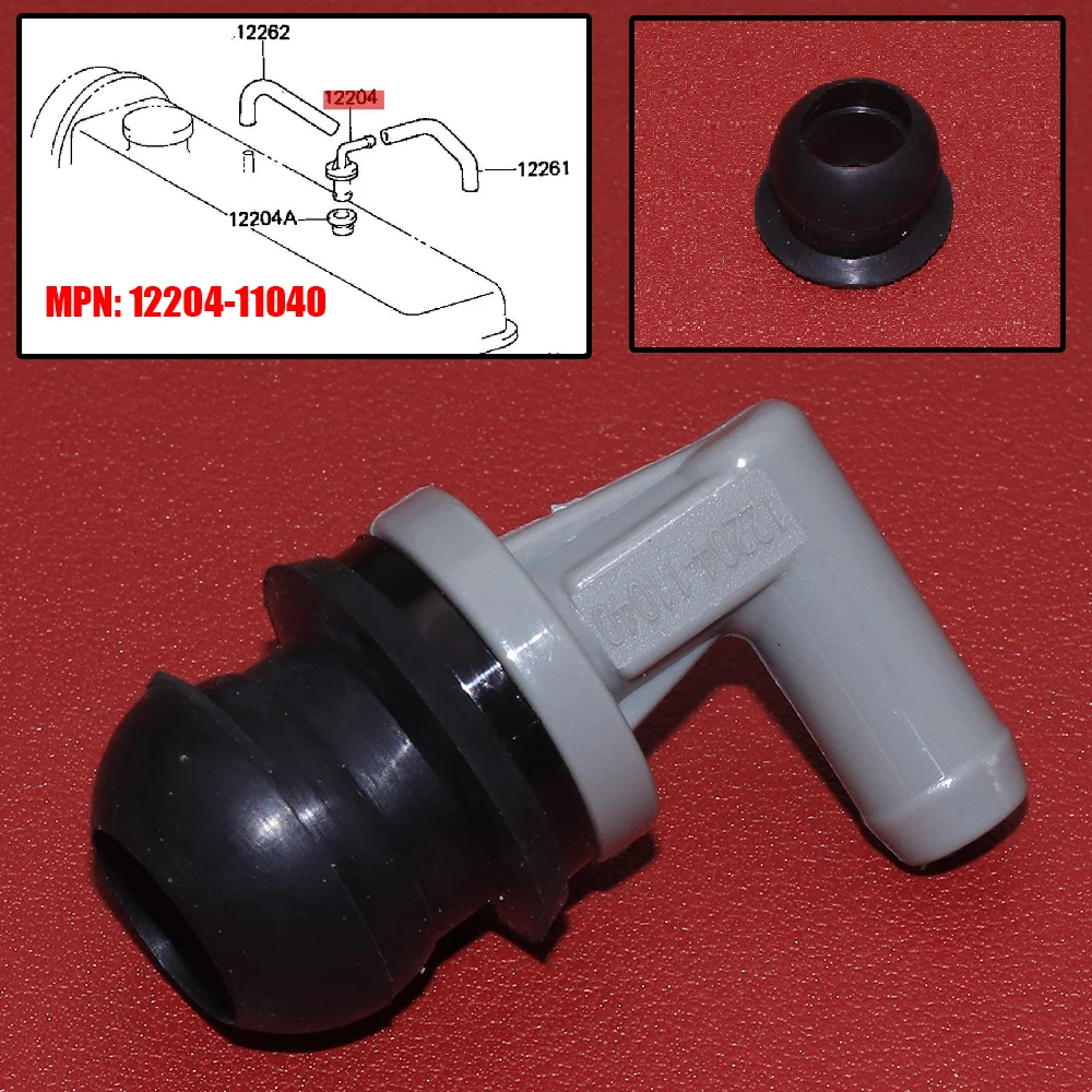 

JEAZEA 12204-11040 новый автомобильный положительный клапан вентиляции Картера PCV клапан подходит для Toyota Corolla Starlet Paseo Camry LEXUS ISUZU