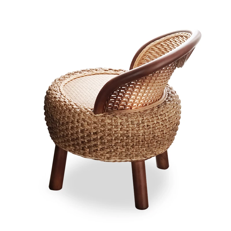 Маленький кофейный столик для балкона чайный и стул в стиле кунг фу простой