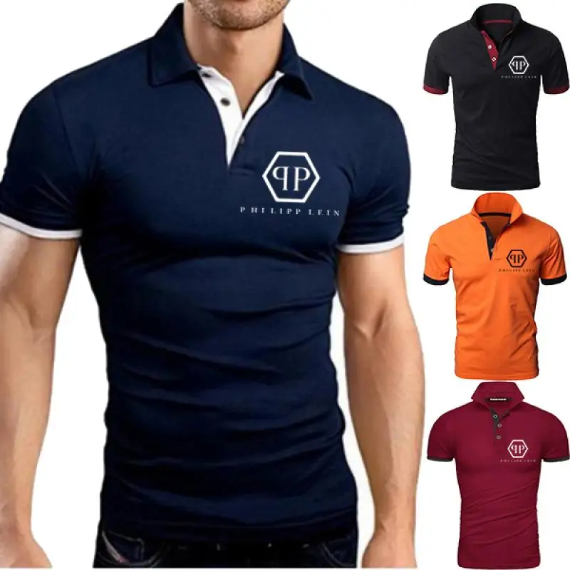 

Summer Business Short Sleeve Polo Shirts for Men Men's Fashion Solid Polo Shirt High Quality Wear Resistant Breathable Polos Men