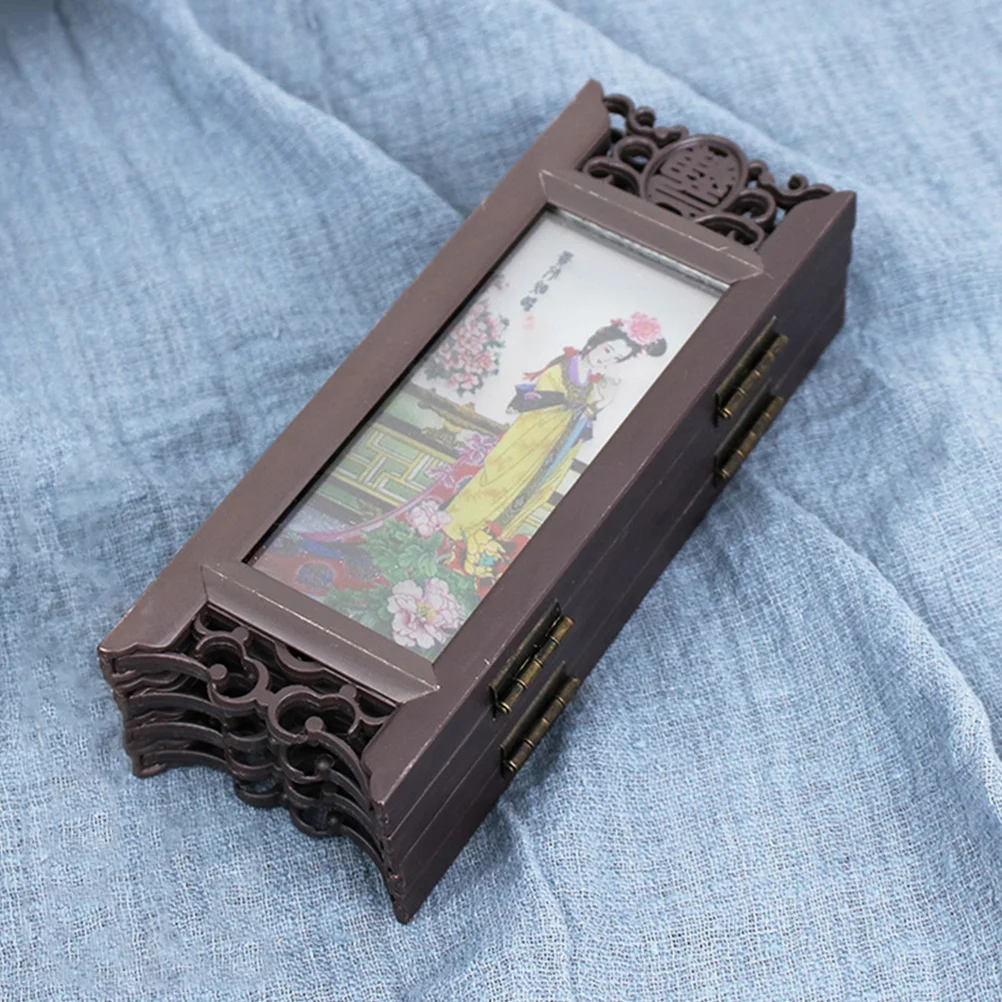 Chinese Style Retro Folding Small Screen Resin Panel Room Divider (Four Great Beauties) | Screens &amp Dividers