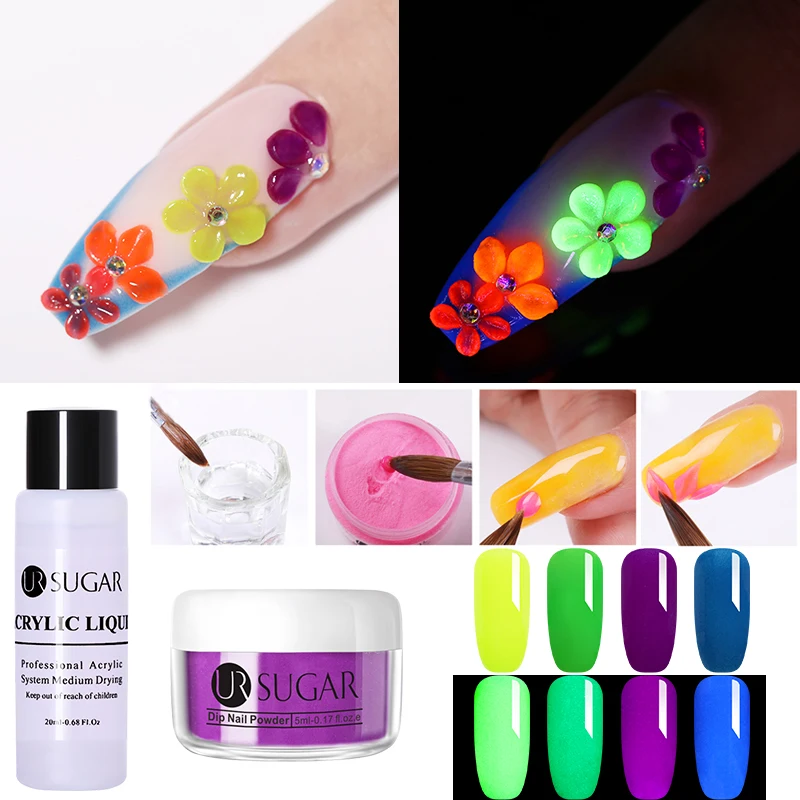 UR сахарная система набора для дизайна ногтей резная пудра базовый активатор