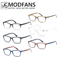 modfans reading glasses for menwomenreaders glassessquare classic framewith strong hinge lightweight to wear