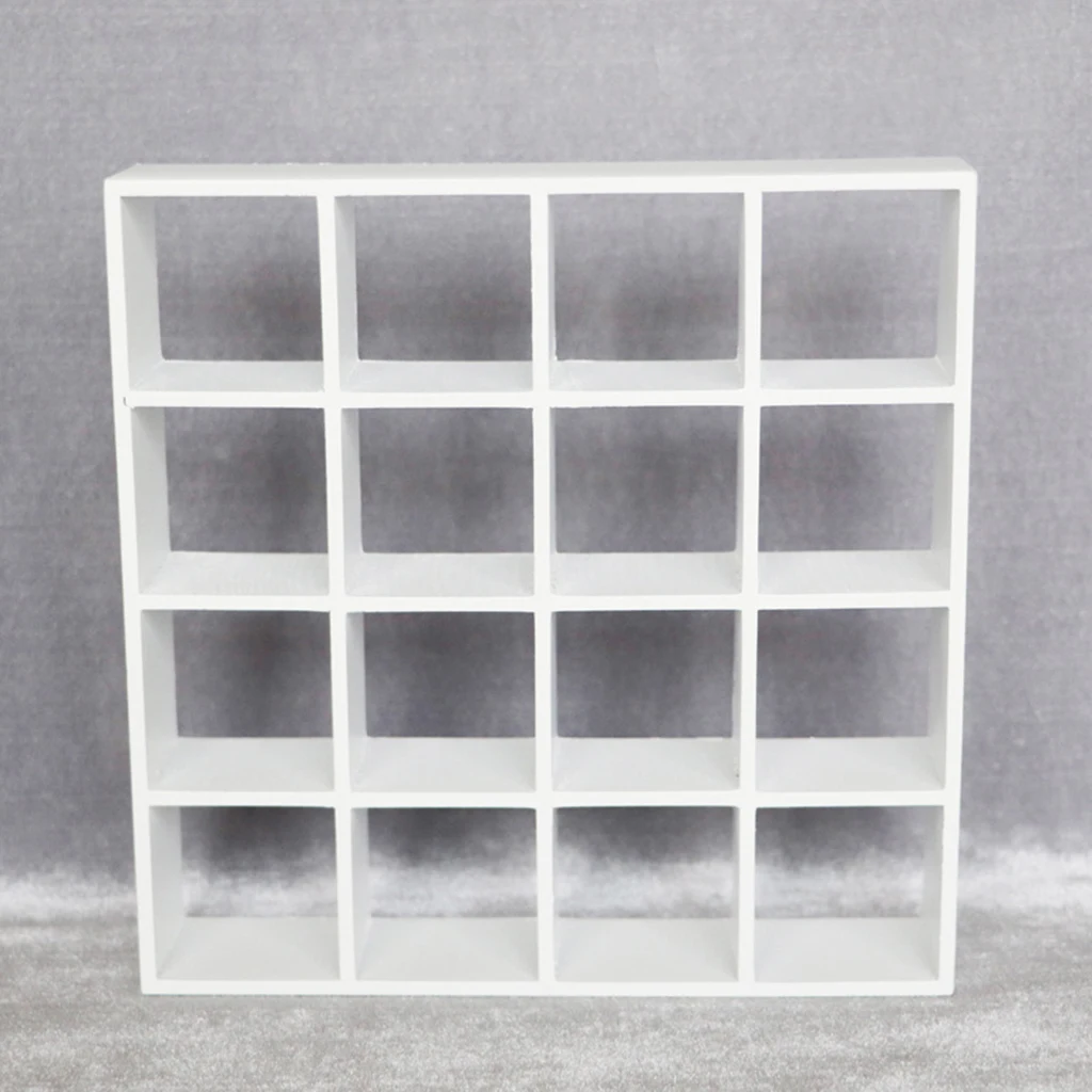 

1/12 Doll House Birch Wood Shelves Storage for Home Furniture Set Decoration