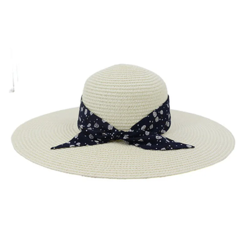 

straw hats women summer spring outdoor wide brim 13cm solid sun hats ribbon band casual outdoor beach travel khaki women hats