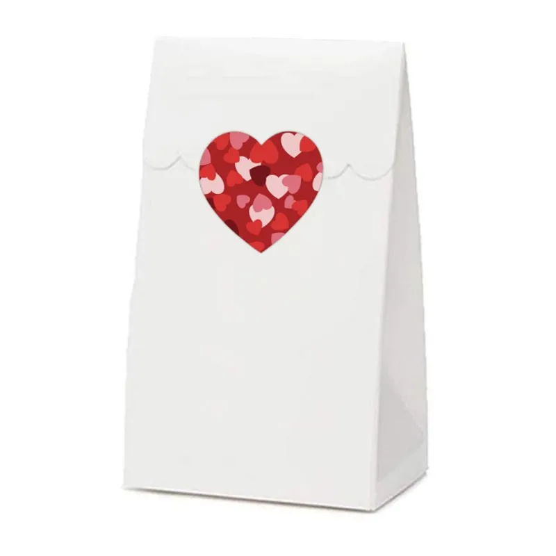 

free shipping 5000pcs Love Heart Shaped Label Sticker Scrapbooking Gift Packaging supply Birthday Party Wedding