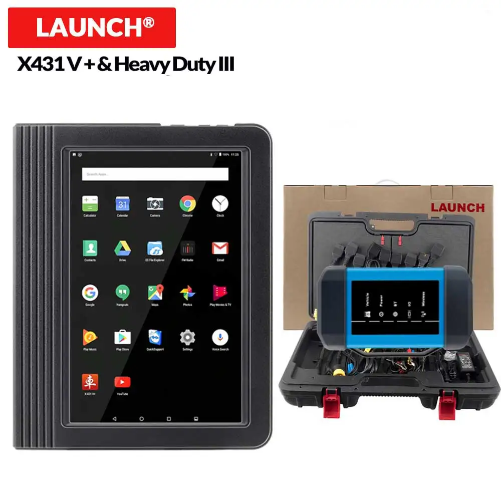 LAUNCH X431 V+ X431 Сверхмощный автоматический диагностический инструмент для автомобилей и грузовиков Bluetooth Wifi мультиметры анализаторы с сверхмощной моделью