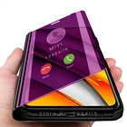 Poco-f3 чехол умный зеркальный чехол с откидной магнитной крышкой Чехлы для xiaomi mi pocophone маленький poco f3 f 3 3f f-3 pocof3 6,67 ''в виде книжки с подставкой с рисунком coque