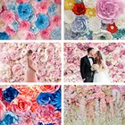 Фон для свадебной фотосъемки с изображением розовых цветов помолвки беременных женщин