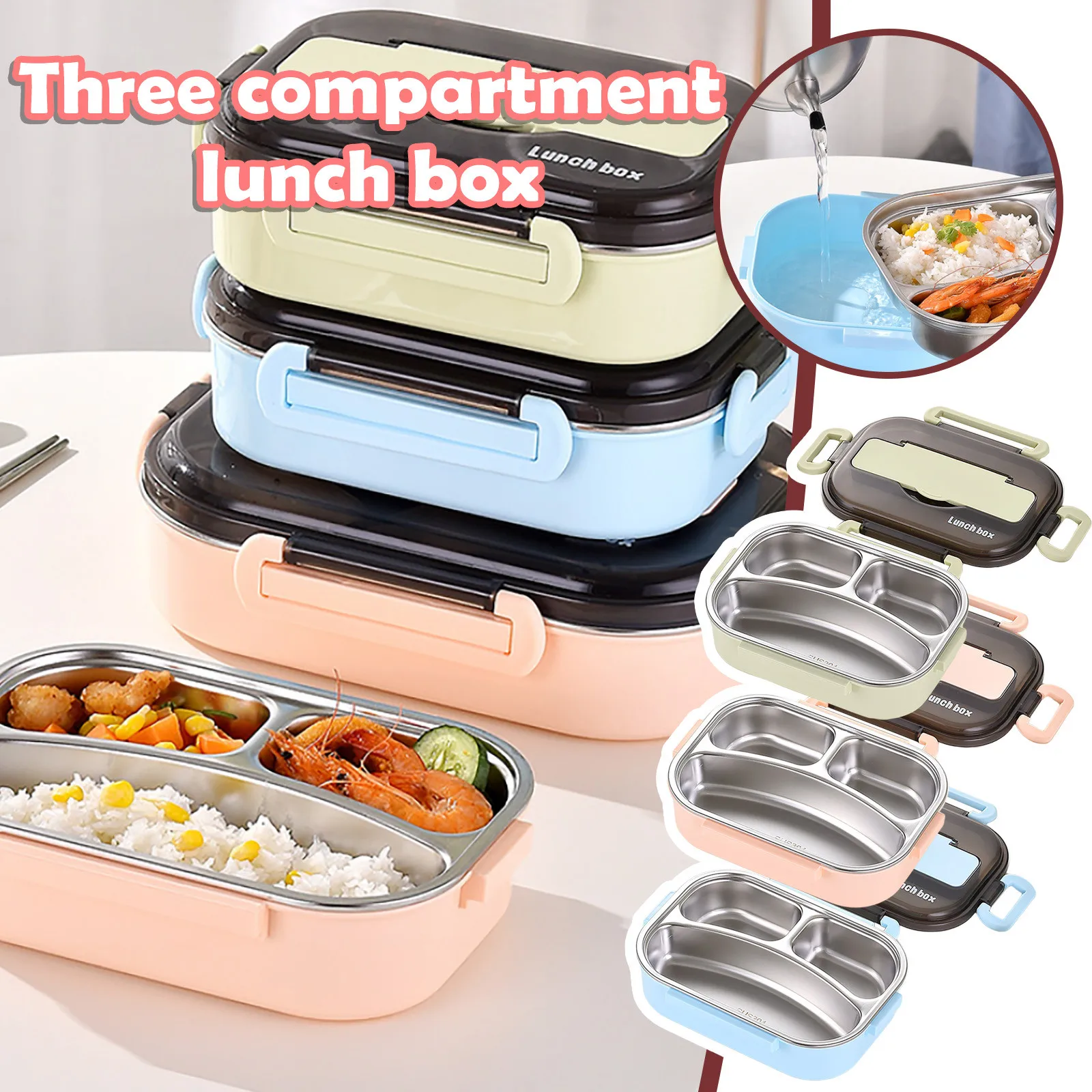 Контейнер Для еды детский Герметичный микроволновой печи | Дом и сад