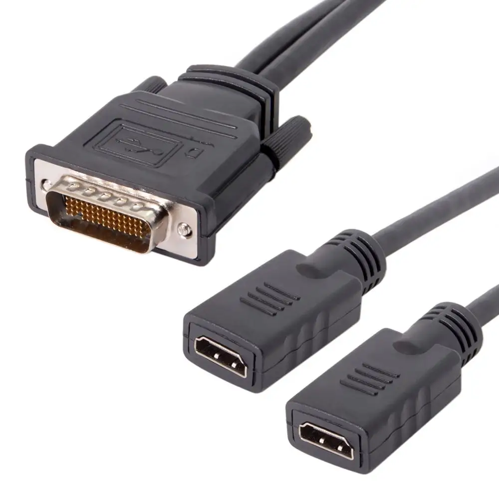 DMS59PIN к двойному HDMI компьютерная видеокарта dms59p даже HD Дисплей hdmi одна точка два