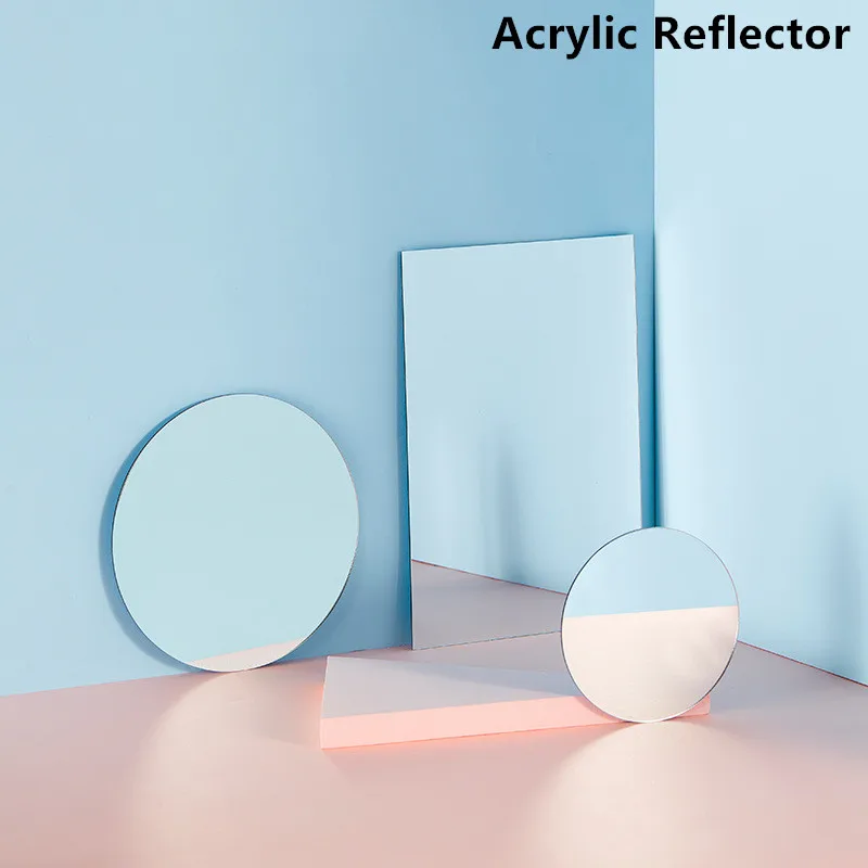 

Acrylic Mirror Board Photo Backdrops Props Reflection Board Reflector Background Ornaments Photography Props for Photo Studio
