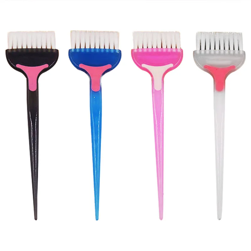 

1pc Professional PP Handle Natural Hair Brushes Resin Fluffy Comb Hairdressing Barber Hair Dye Hair Brush make up comb styling