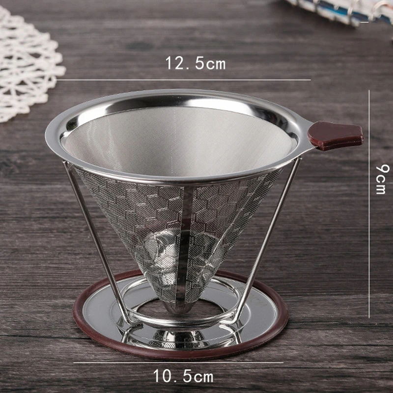 Многоразовый фильтр для кофе держатель из нержавеющей стали металлическая сетка