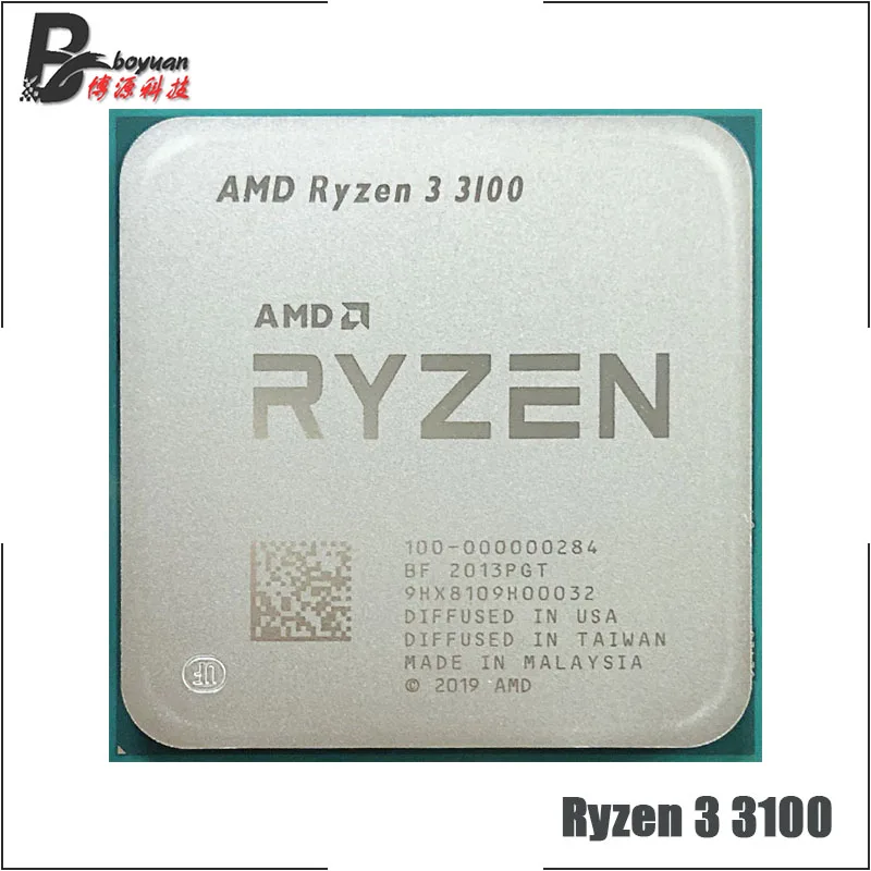 AMD Ryzen 3 3100 R3 CPU + ASROCK A320M HDV материнская плата с разъемом AM4 Материнская подходит для