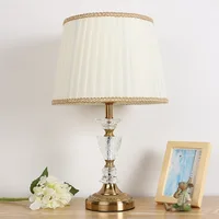 Modern LED Table Lamp Bedside Lamps for Bedroom Living Room Home Decoration Night Light Indoor Crystal Stainless Steel
