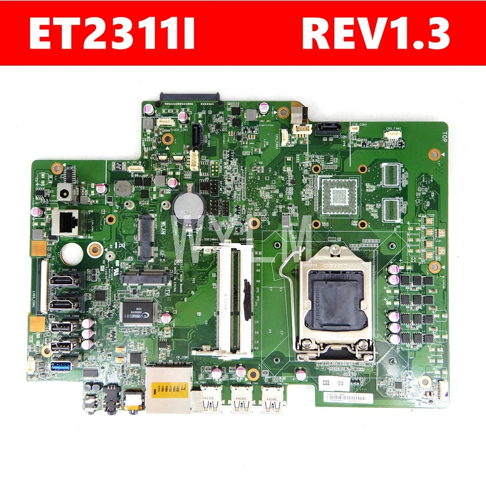 

ET2311I All-in-one Mainboard REV 1.3 For ASUS ET2311I ET2311 Motherboard 90PT00L0-R01000 100% Tested