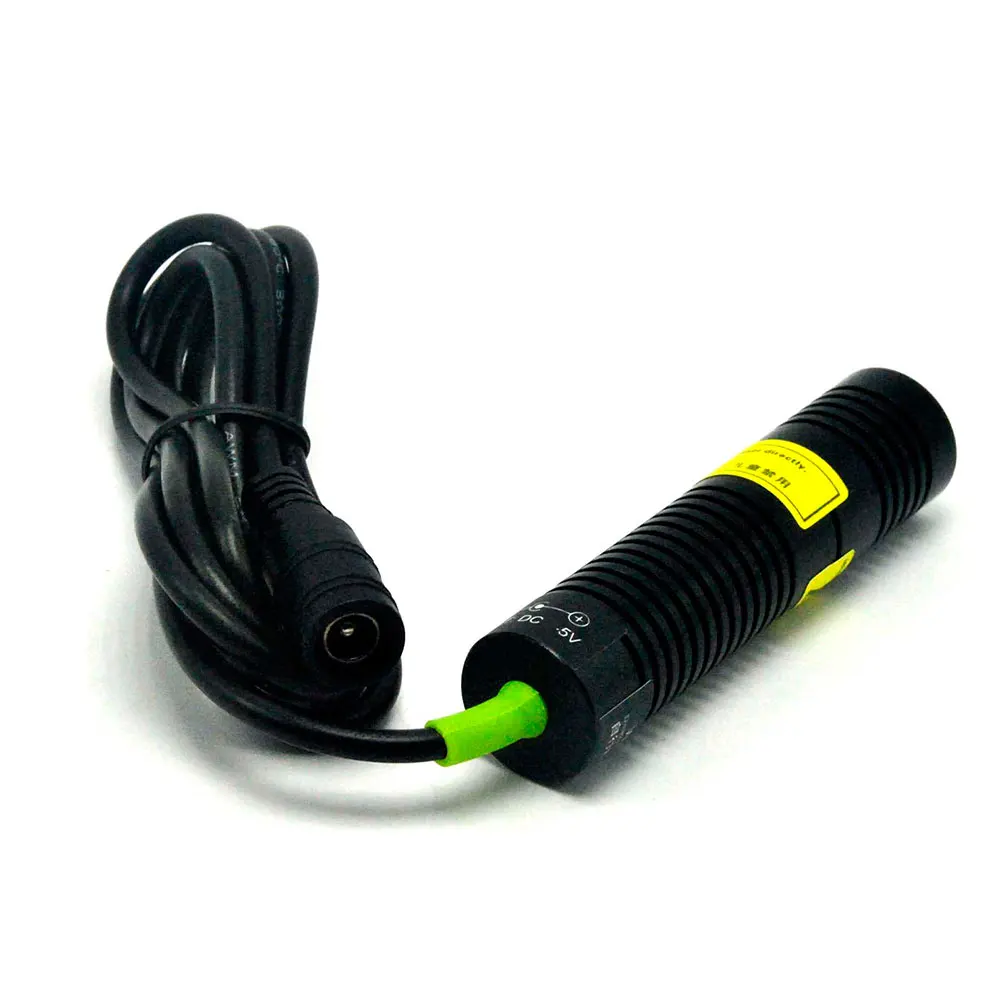 w 5V Adapter 50mw 532nm Dot Green Laser Diode Module 18mmx75mm &amp k9 Glass Lens US/EU/UK/AU | Лампы и освещение