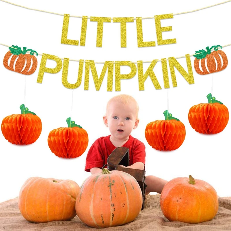 Набор из 12 Бумага Вафельная Ткань центральные 3D ткани тыквы висит Хэллоуина Дня
