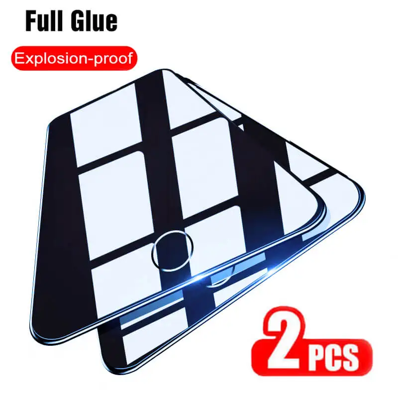 2 шт. Защитное стекло для iphone 7 8 6 s Plus iphone7 экранных протекторов aiphone пленка aifone