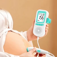 ultrasound doppler fetal heart rate monitor household for home pregnancy baby sound sonar digital detector no radiation 3mhz