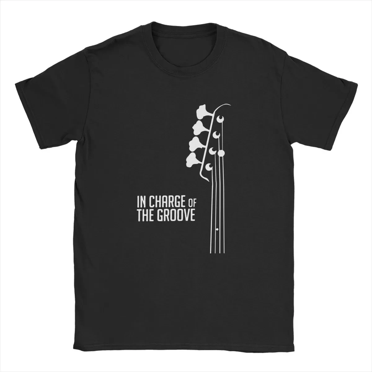 

Men's T-Shirts Bass Player In Charge Of The Groove Bass Guitarist Bassist Unique Cotton Tee T Shirts Clothes Birthday Gift