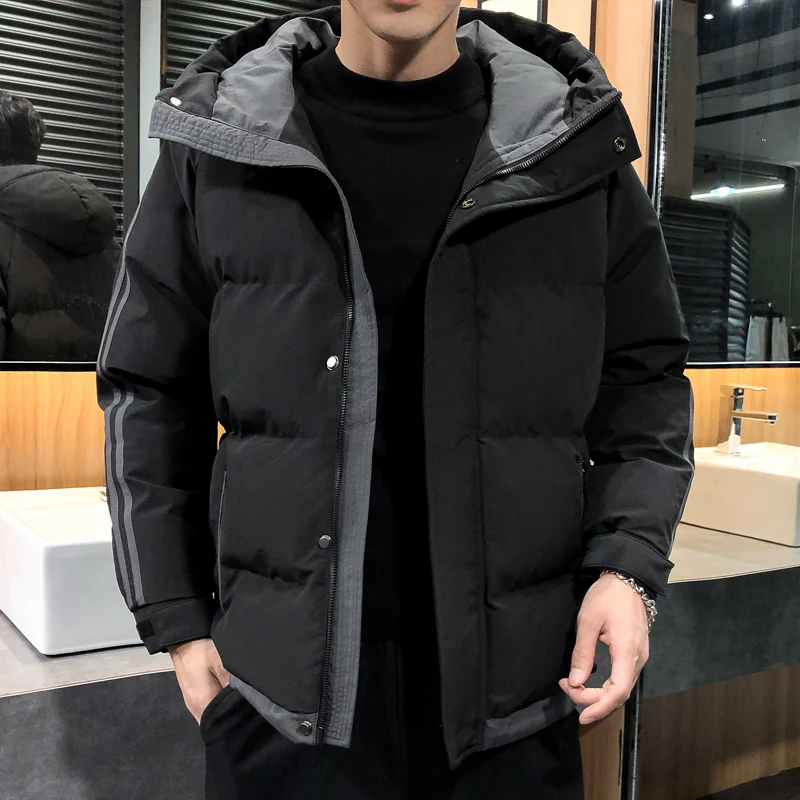 Men's winter jacket warm thick hooded coat jacket bomber jacket men's jacket jacket jacket jacket rodier jacket