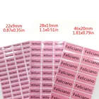 Набор наклеек для скрапбукинга, 3 размера, цвет в ассортименте