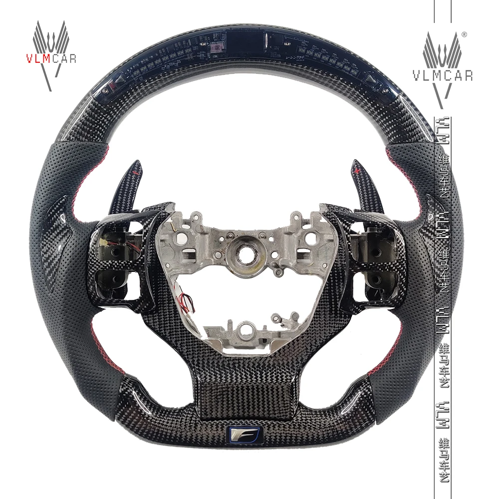 Индивидуальное индивидуальное рулевое колесо из углеродного волокна для Lexus IS /ISF