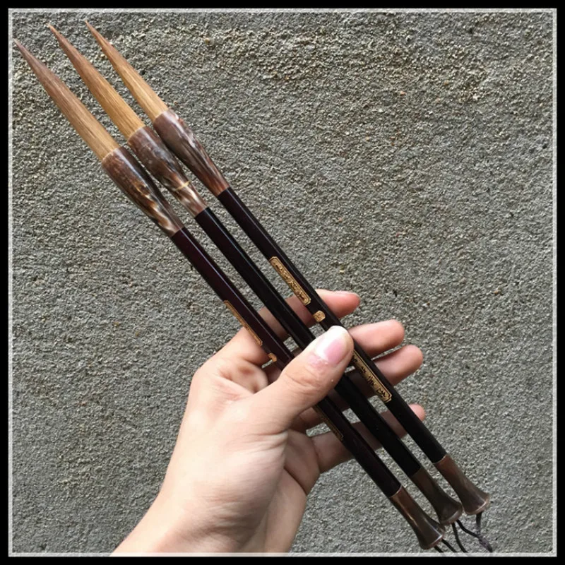 Кисть для каллиграфии с волосами Weasel 3 шт. набор кистей рисования китайскими