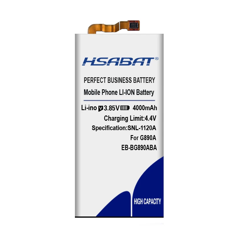 HSABAT 4000 мА/ч, EB-BG890ABA Батарея для samsung Galaxy S6 активный G890A G870A Galaxy S6 активный LTE-A, SM-G890, SM-G890A