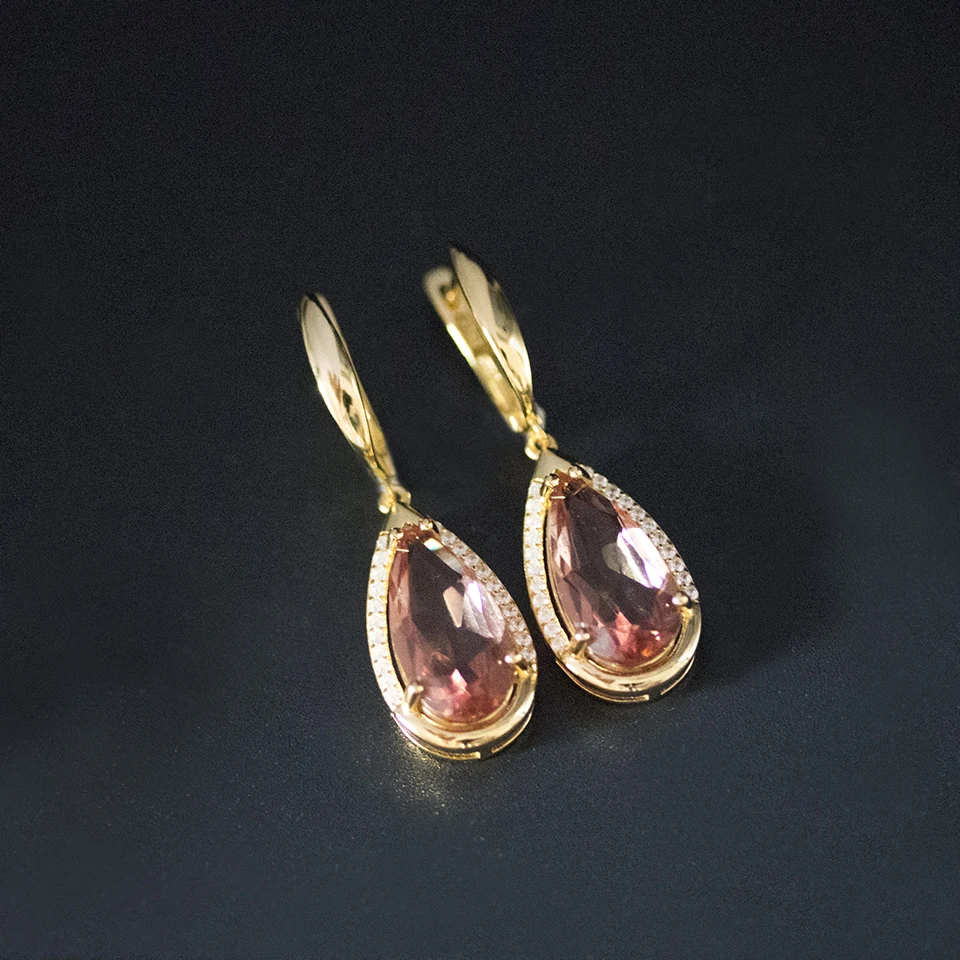 

Bolai Color Changing Diaspore Drop Earrings Genuine 925 Sterling Silver Pear 16*8Mm Created Sultanit Gemstone Women's Gift Trend