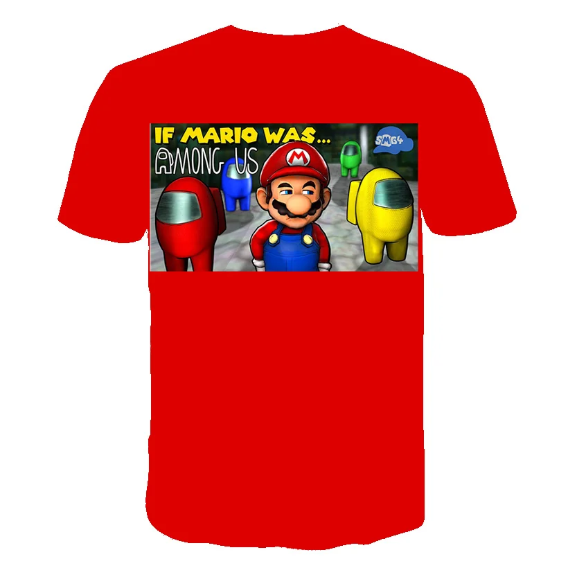 

New Game Anime T-shirt Kids Short Sleeve Cartoon T-shirt For Boys 3D Print Tops Impostor Graphic Hip Hop Children's Clothing