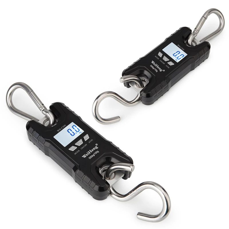 Мини весы с крючком краном 500 кг/1000 фунтов сверхмощные цифровые подвесные