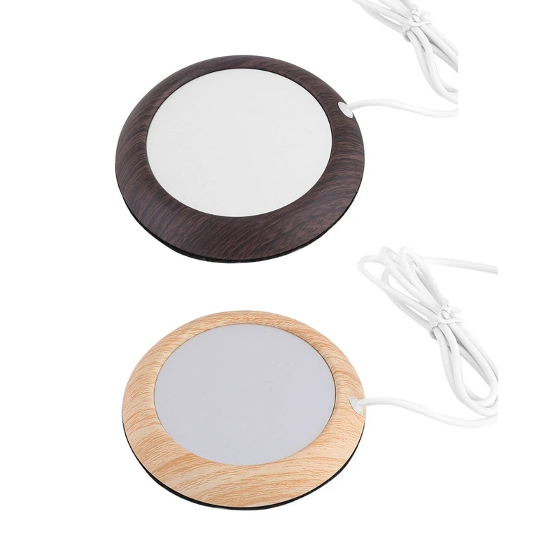 Подставка под чашку дерево с подогревом USB-разъемом | Бытовая техника