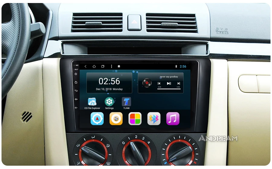 Автомагнитола adroid 8 1 9 дюймов 2 + 32 ГБ IPS для MAZDA3 2004 2009 2din радио gps навигация головное